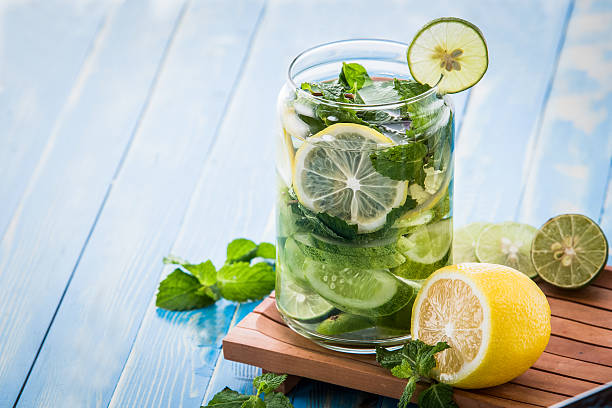 Cucumber and Mint infused Water