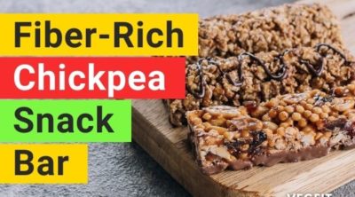 Fiber-Rich Chickpea Snack Bar